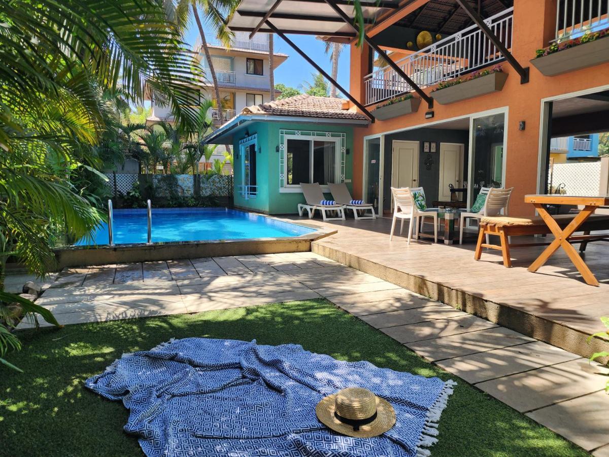 Beach 7 Mins Walk Luxury Villa Diva Калангут Экстерьер фото